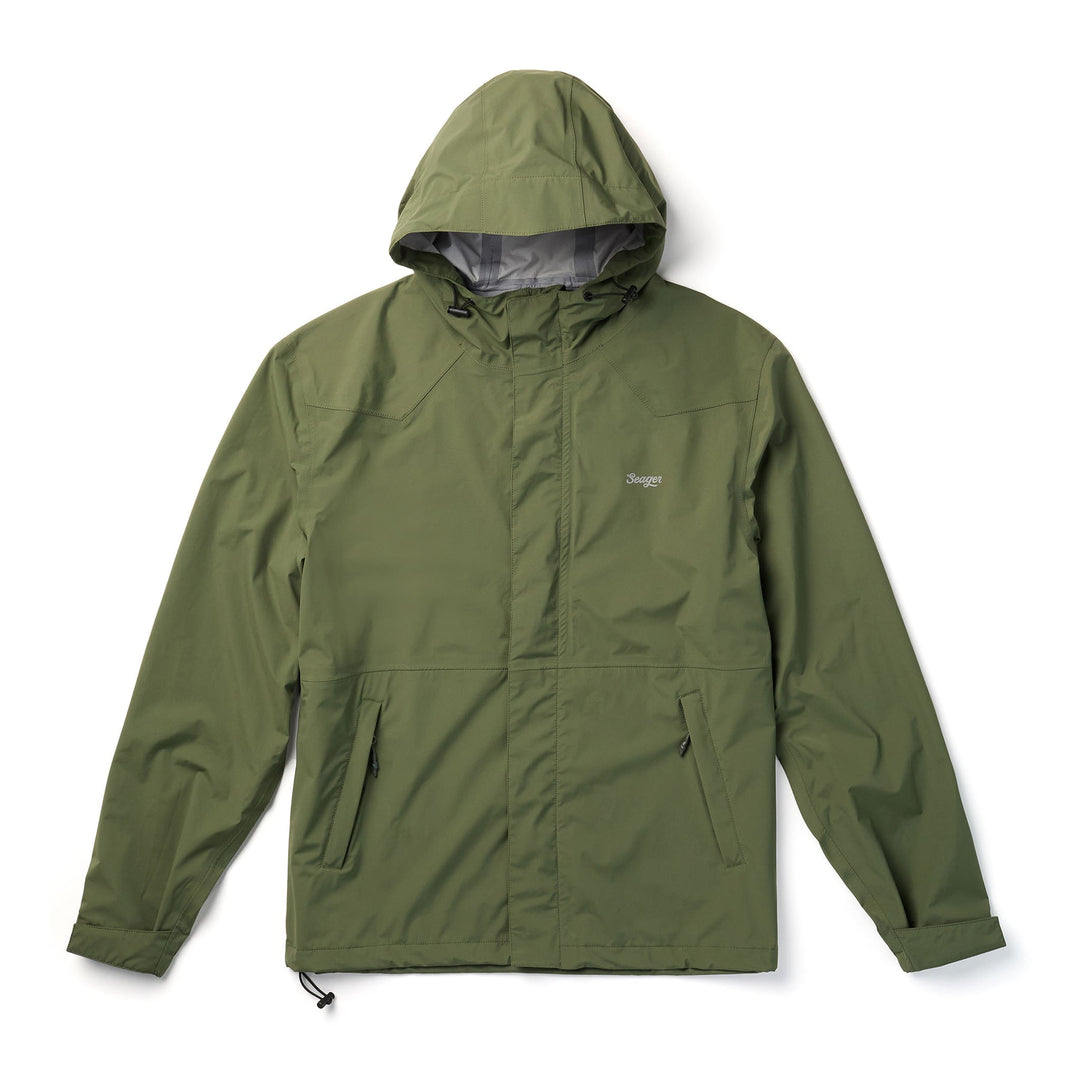 Seager Thundercloud Rain Jacket - OLIVE - Sun Diego Boardshop