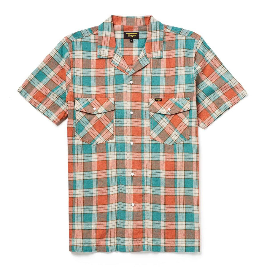 Seager Whippersnapper Short Sleeve Shirt - Cantaloupe - Sun Diego Boardshop