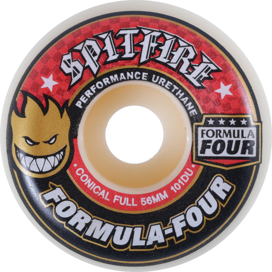 Spitfire Formula Four 56mm 101D Conical Full Wheels - ASSORTED - Sun Diego Boardshop
