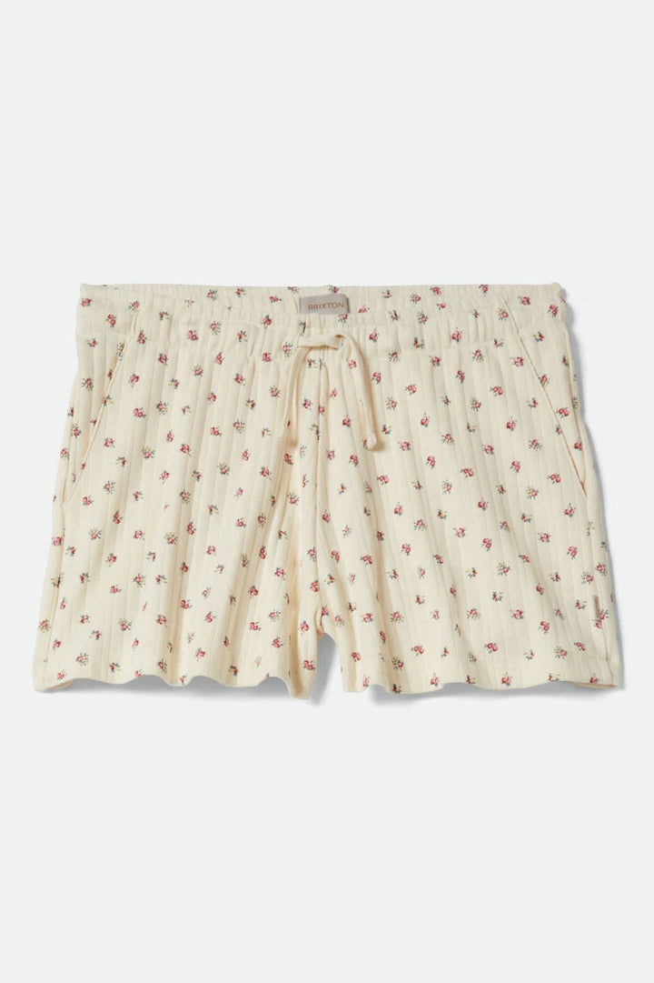 Brixton Off Duty Lounge Short - Floral Pointelle - Sun Diego Boardshop