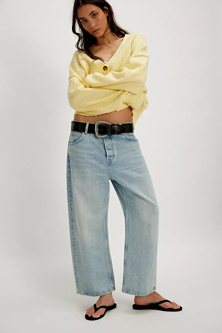 Free People We The Free Deep Trance Dropped Boyfriend Jeans - Sweet Dreams - Sun Diego Boardshop