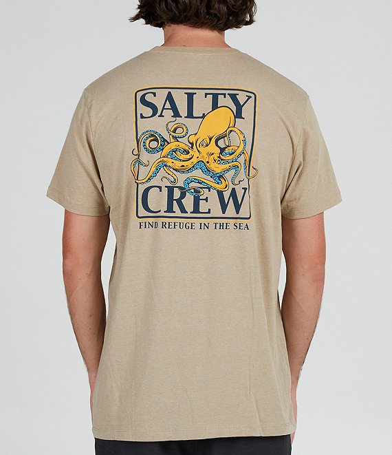 Salty Crew Ink Slinger Standard Tee - Khaki Heather - Sun Diego Boardshop