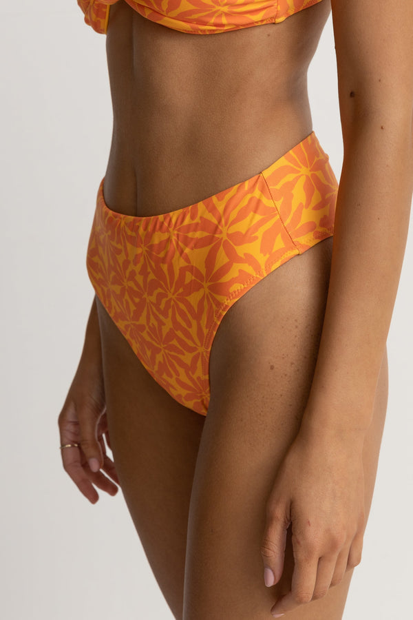 Rhythm Allegra High Waist Pant Orange - ORANGE - Sun Diego Boardshop
