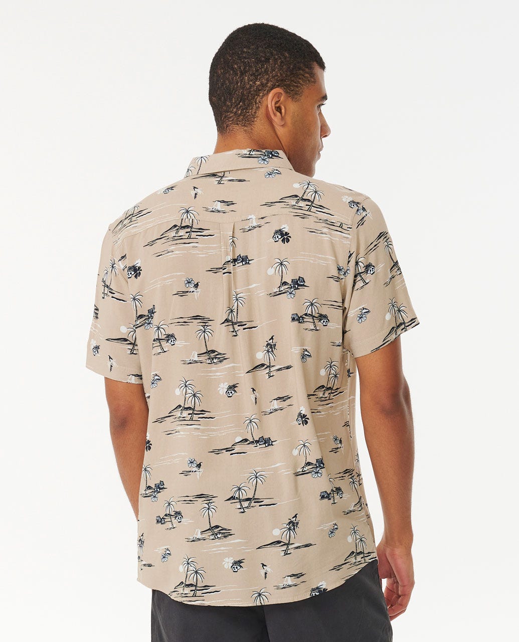 Rip Curl Party Pack Short Sleeve Shirt - Taupe - Sun Diego Boardshop