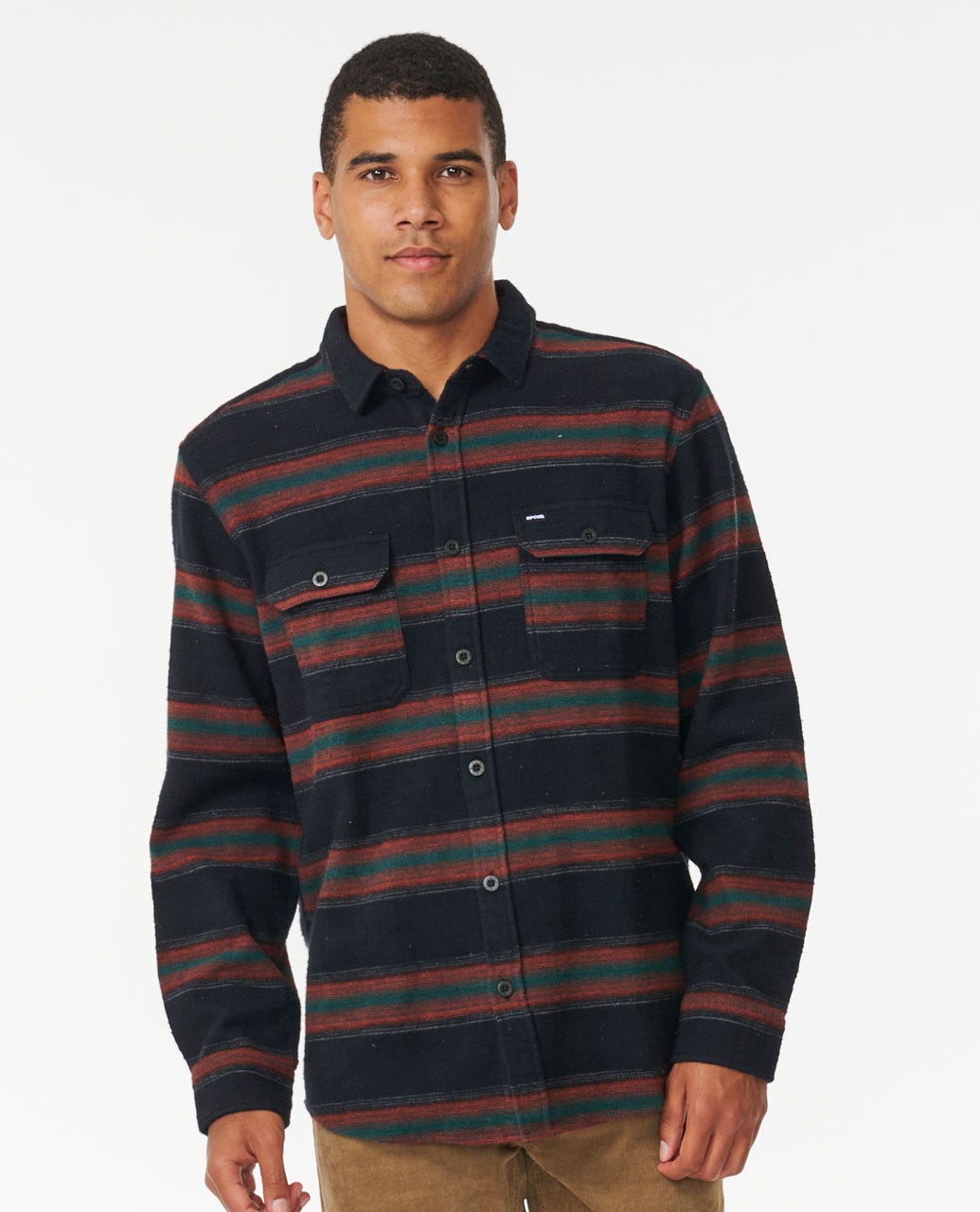Rip Curl Steamzee Flannel Shirt - Black - Sun Diego Boardshop