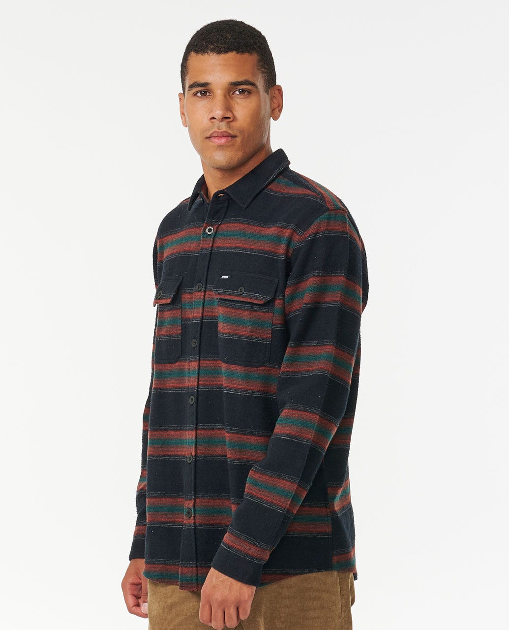 Rip Curl Steamzee Flannel Shirt - Black - Sun Diego Boardshop