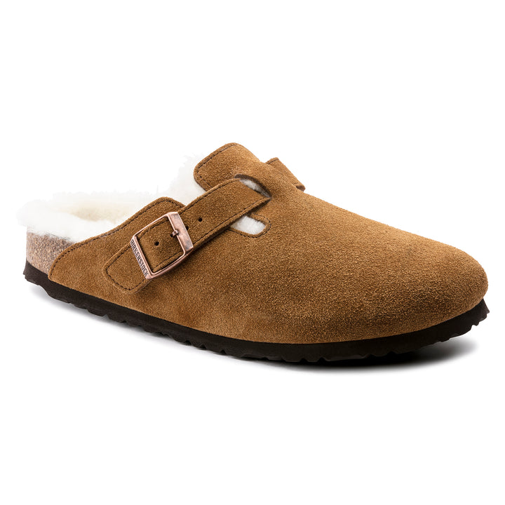 Birkenstock Boston Shearling - Mink/Natural - Sun Diego Boardshop