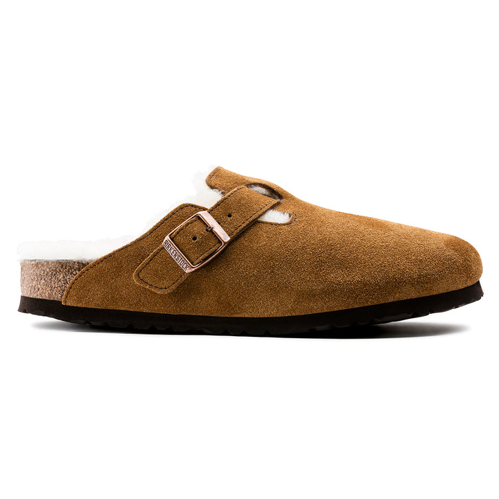 Birkenstock Boston Shearling - Mink/Natural - Sun Diego Boardshop