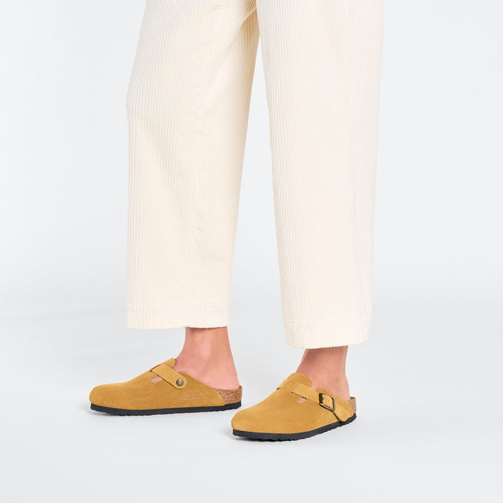 Birkenstock Boston Suede Embossed - Cork Brown - Sun Diego Boardshop