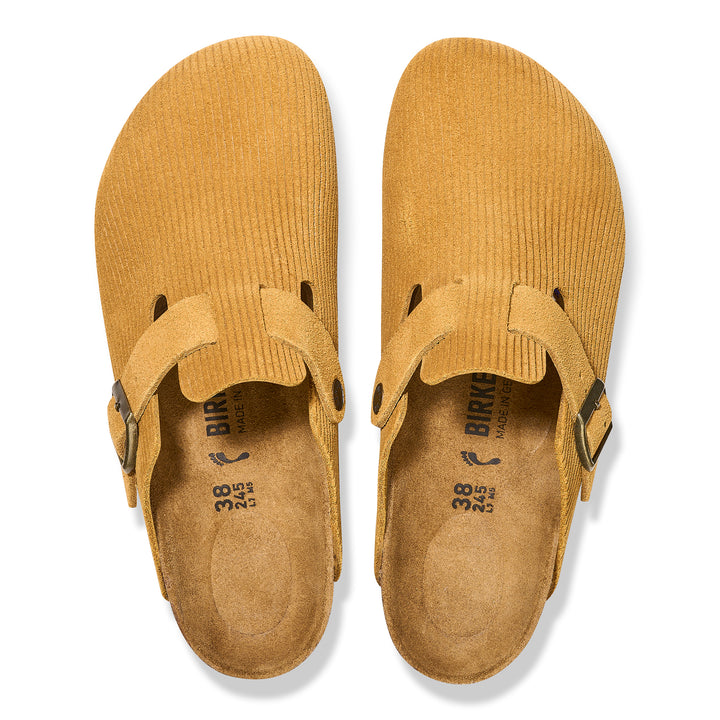 Birkenstock Boston Suede Embossed - Cork Brown - Sun Diego Boardshop