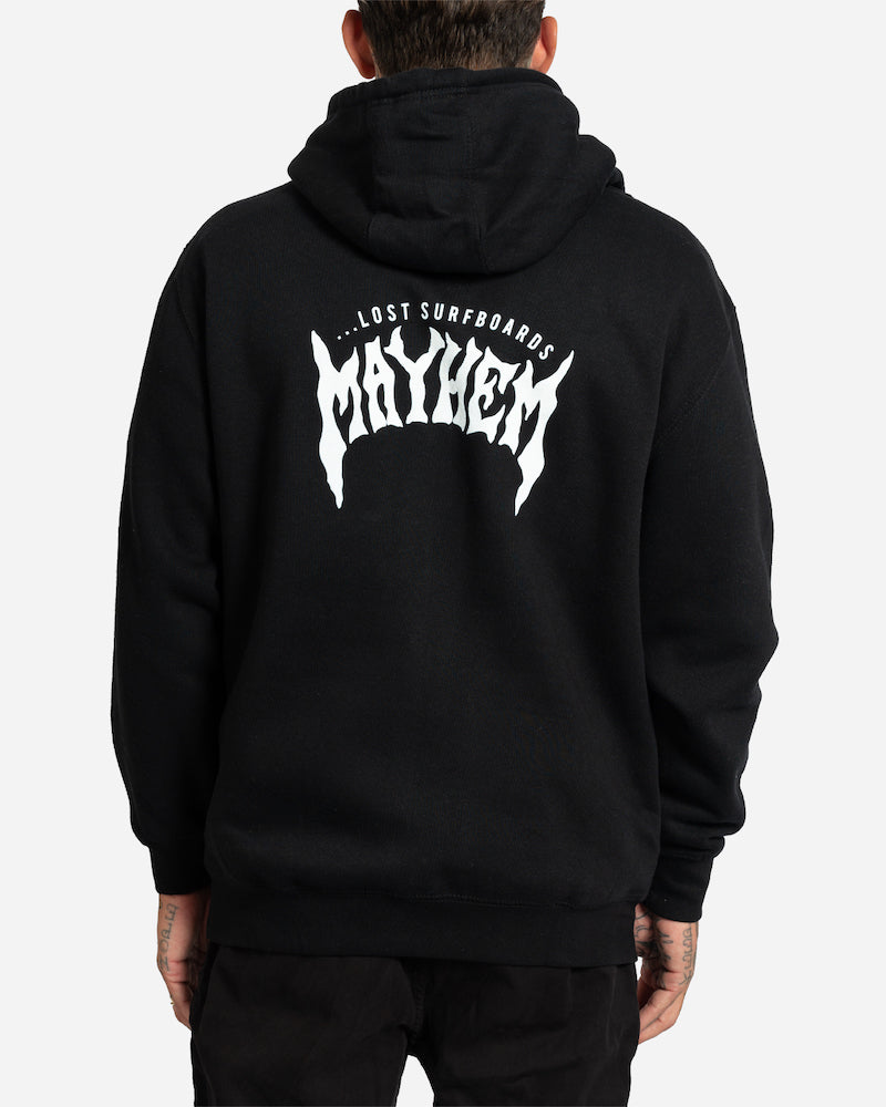 Lost Mayhem Designs Heavy Hoodie - BLACK - Sun Diego Boardshop