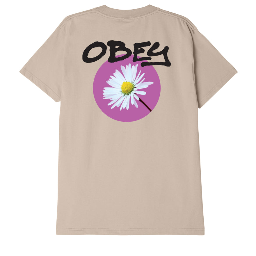 Obey Daisy Spray Classic T-Shirt - Sand - Sun Diego Boardshop