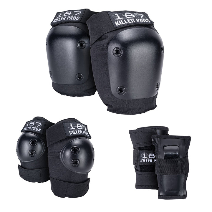 187 Pads Six Pack Pad Set - Black - Sun Diego Boardshop