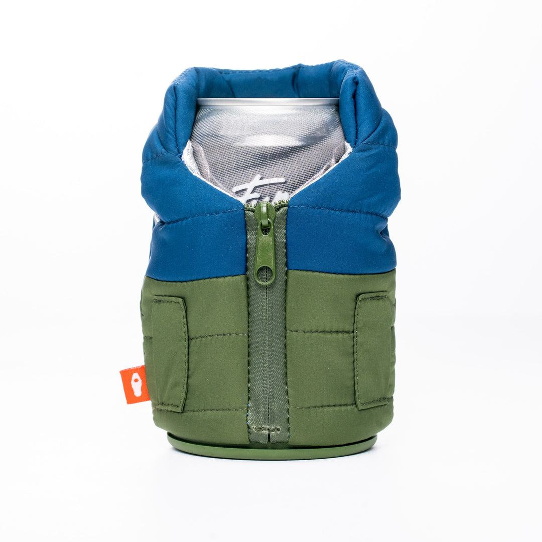 Puffin The Puffy Vest - Olive Green/Sailor Blue - Sun Diego Boardshop