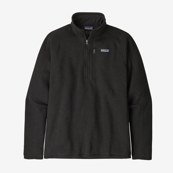 Patagonia Men's Better Sweater 1/4-Zip Fleece - Black - Sun Diego Boardshop