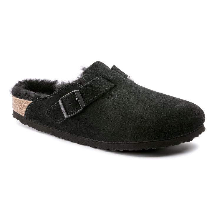 Birkenstock Boston Shearling - Black - Sun Diego Boardshop