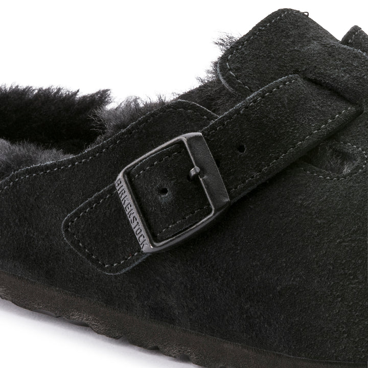 Birkenstock Boston Shearling - Black - Sun Diego Boardshop