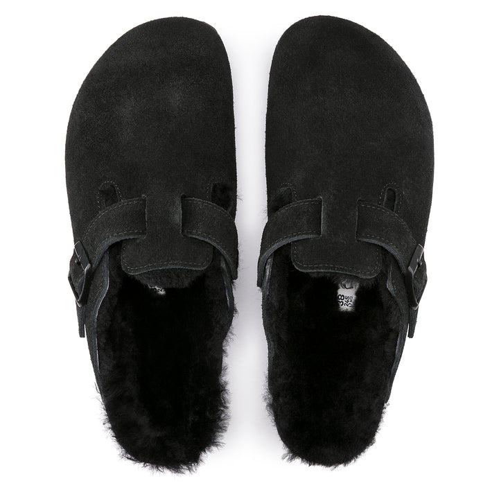 Birkenstock Boston Shearling - Black - Sun Diego Boardshop