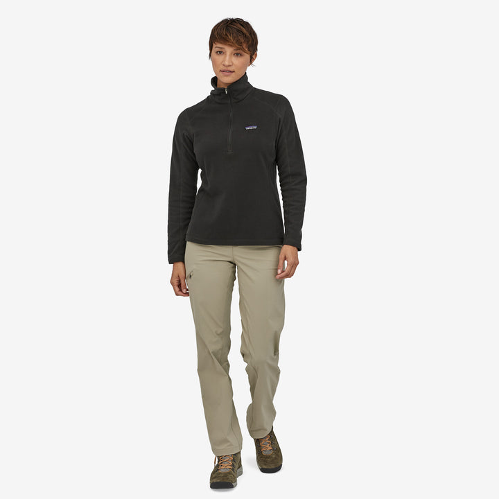 Patagonia Women's Micro D 1/4-Zip Fleece - Black - Sun Diego Boardshop