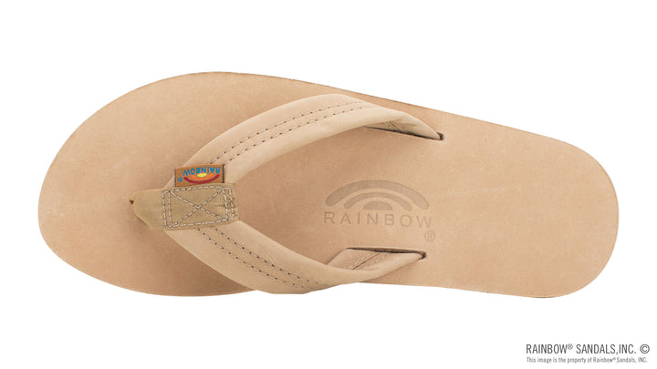 Rainbow Double Layer Premier Leather With Arch Support - Sierra Brown - Sun Diego Boardshop