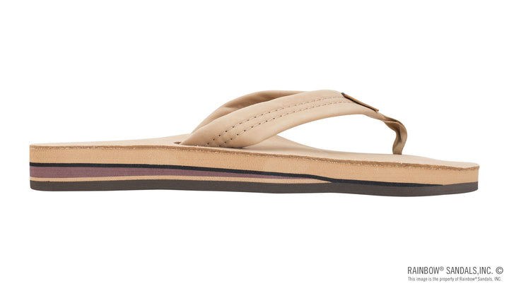 Rainbow Double Layer Premier Leather With Arch Support - Sierra Brown - Sun Diego Boardshop