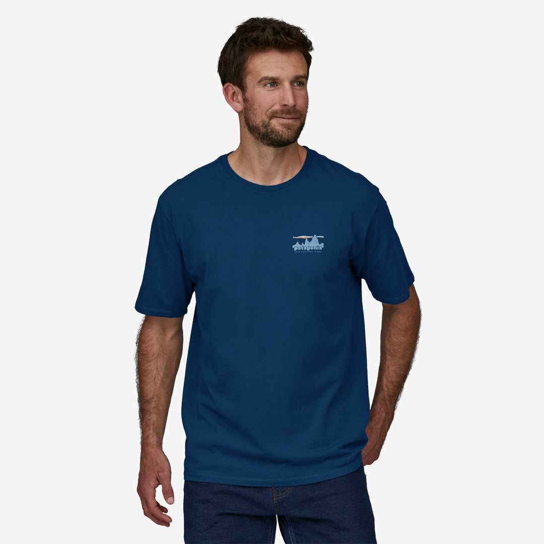 Patagonia Men's '73 Skyline Organic T-Shirt - Lagom Blue - Sun Diego Boardshop