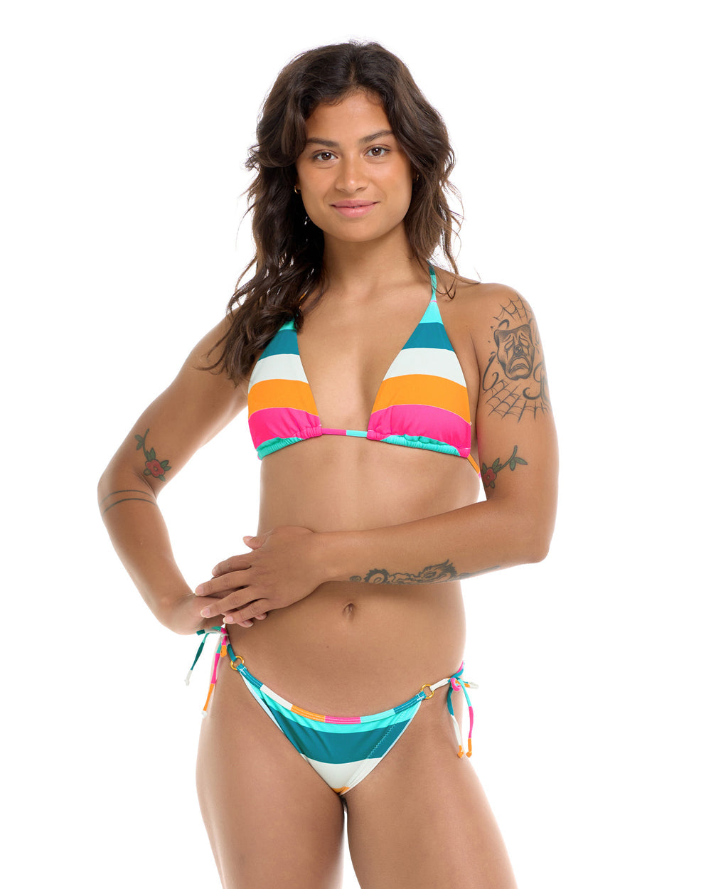 Free Flow Shanaya Triangle Bikini Top - Multi - Sun Diego Boardshop