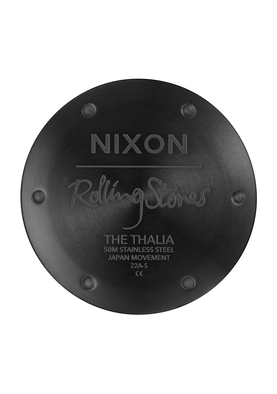 Nixon Rolling Stones Thalia Leather - All Black - Sun Diego Boardshop