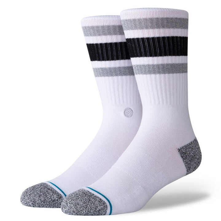 Stance Boyd Crew Socks - White - Sun Diego Boardshop