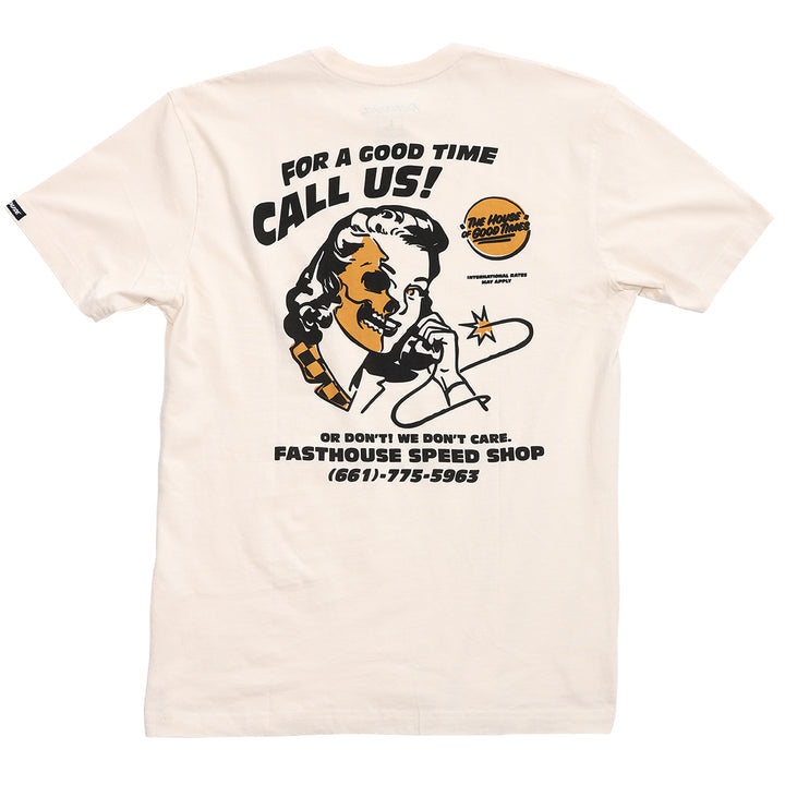 FASTHOUSE Call Us Tee - NATURAL - Sun Diego Boardshop
