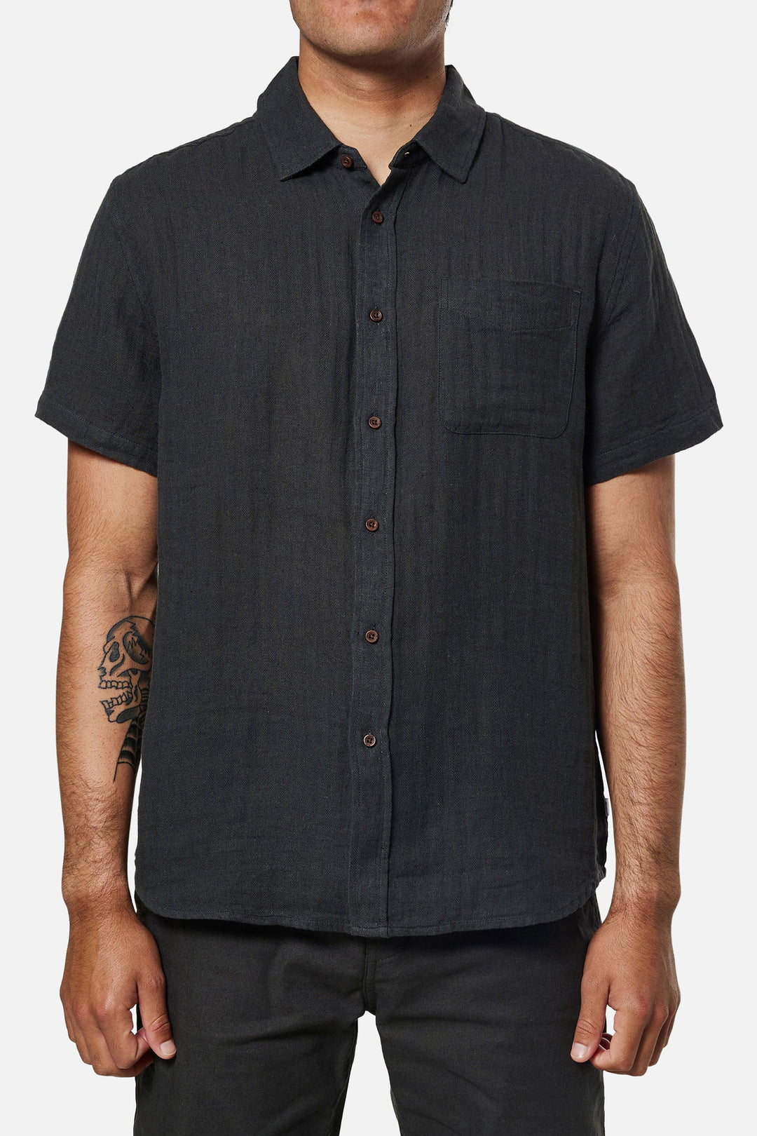 Katin Alan Solid Shirt - BLACK WASH - Sun Diego Boardshop