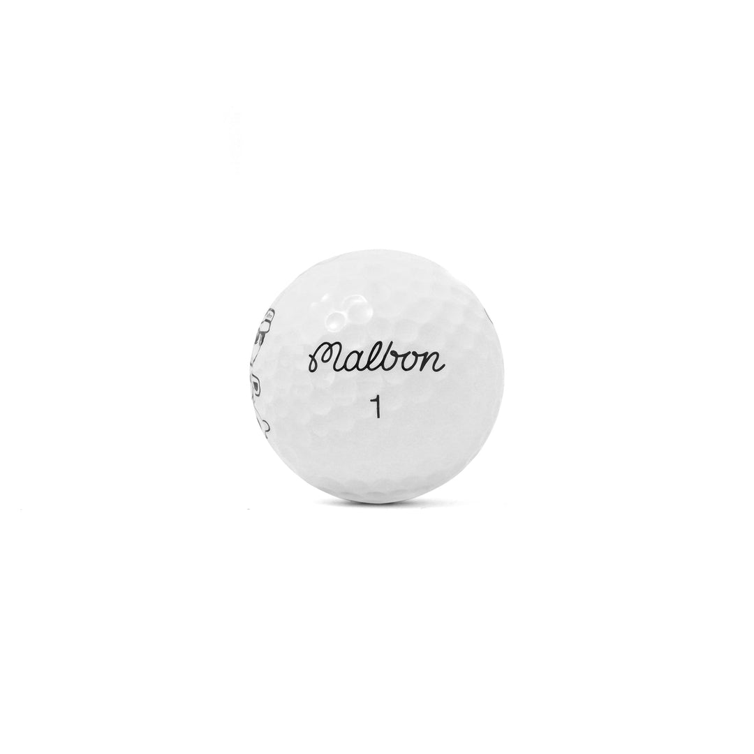 Malbon Golf Dancing Buckets Tour M Golf Ball - WHITE - Sun Diego Boardshop