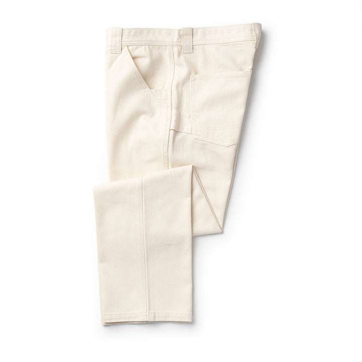 Seager Bison Herringbone Pant Regular Fit - Natural - Sun Diego Boardshop