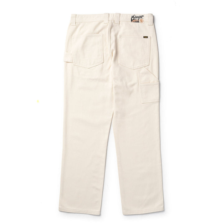Seager Bison Herringbone Pant Regular Fit - Natural - Sun Diego Boardshop