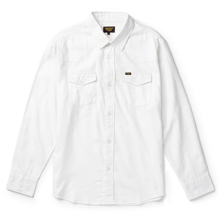 Seager Amarillo L/S Shirt - White - Sun Diego Boardshop