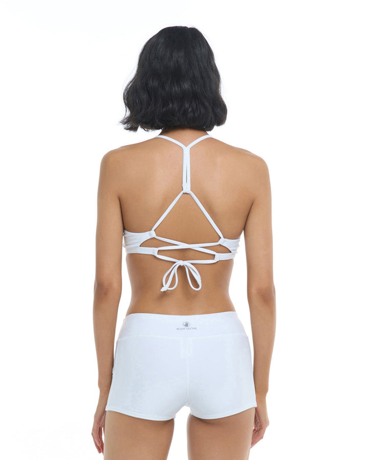 Smoothies Ruth Fixed Triangle Swim Top - Snow - Sun Diego Boardshop