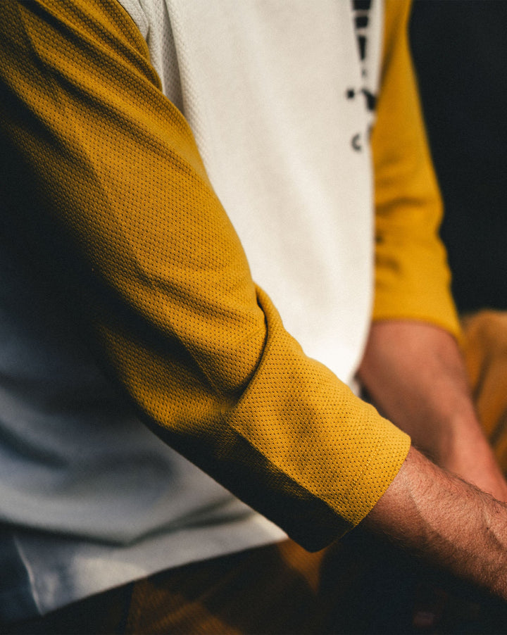 Seager Trailhead 3/4 Sleeve - Old Gold/Vintage White - Sun Diego Boardshop