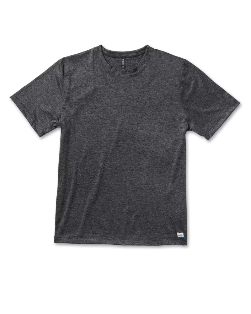 Vuori Strato Tech Tee - Charcoal Heather - Sun Diego Boardshop