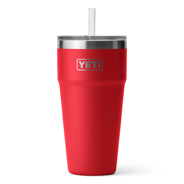Yeti Rambler 26oz Stackable Cup With Straw Lid - Rescue Red - Sun Diego Boardshop