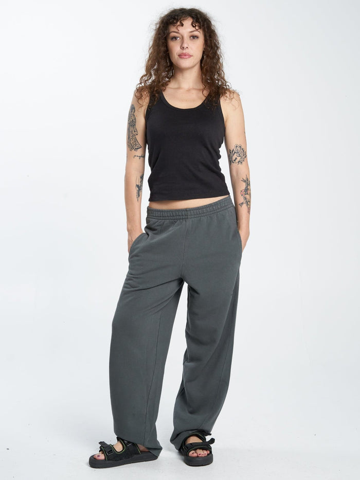 Thrills Arts And Industrial Track Pant - Merch Black - Sun Diego Boardshop