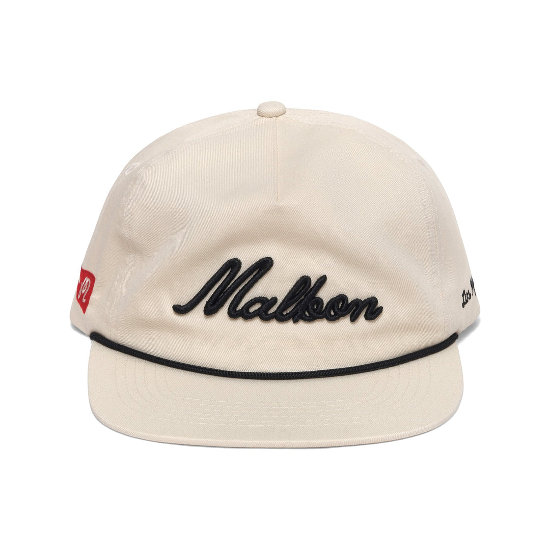 Malbon Golf Winston Rope Hat - IVORY - Sun Diego Boardshop