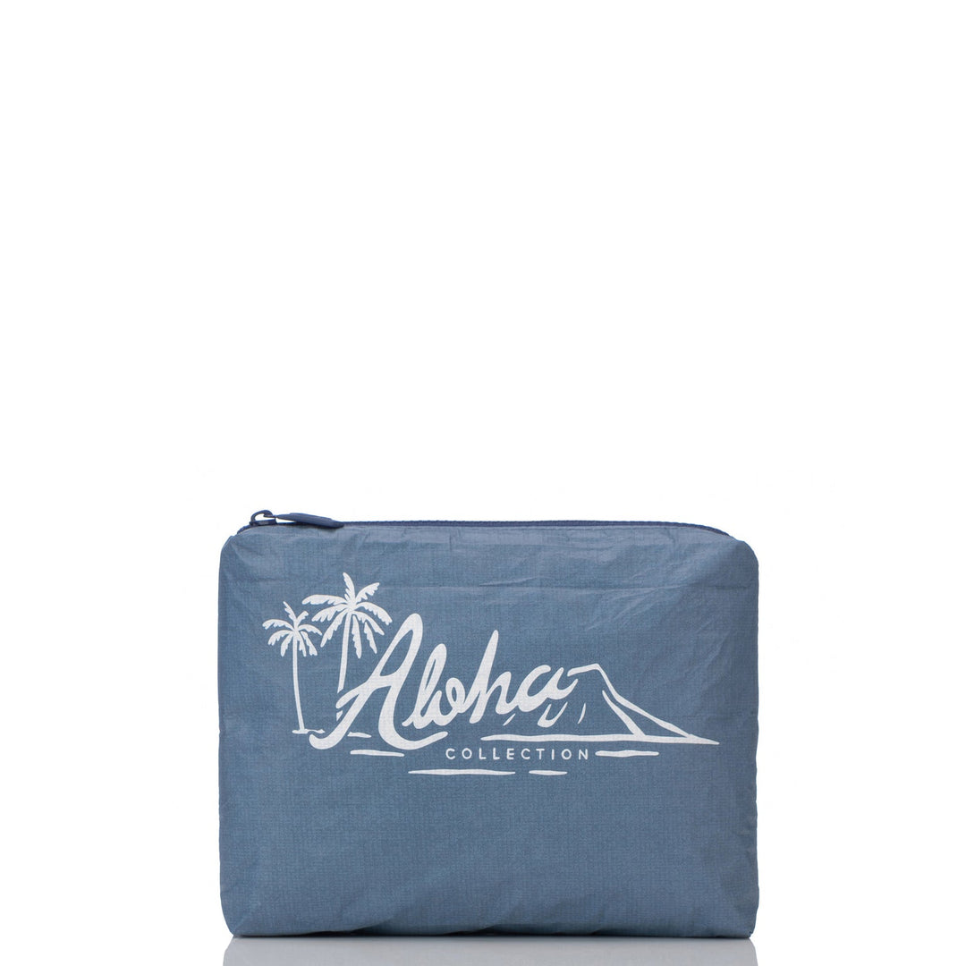 aloha collection SMALL POUCH: Vintage ALOHA - vintage blue - Sun Diego Boardshop