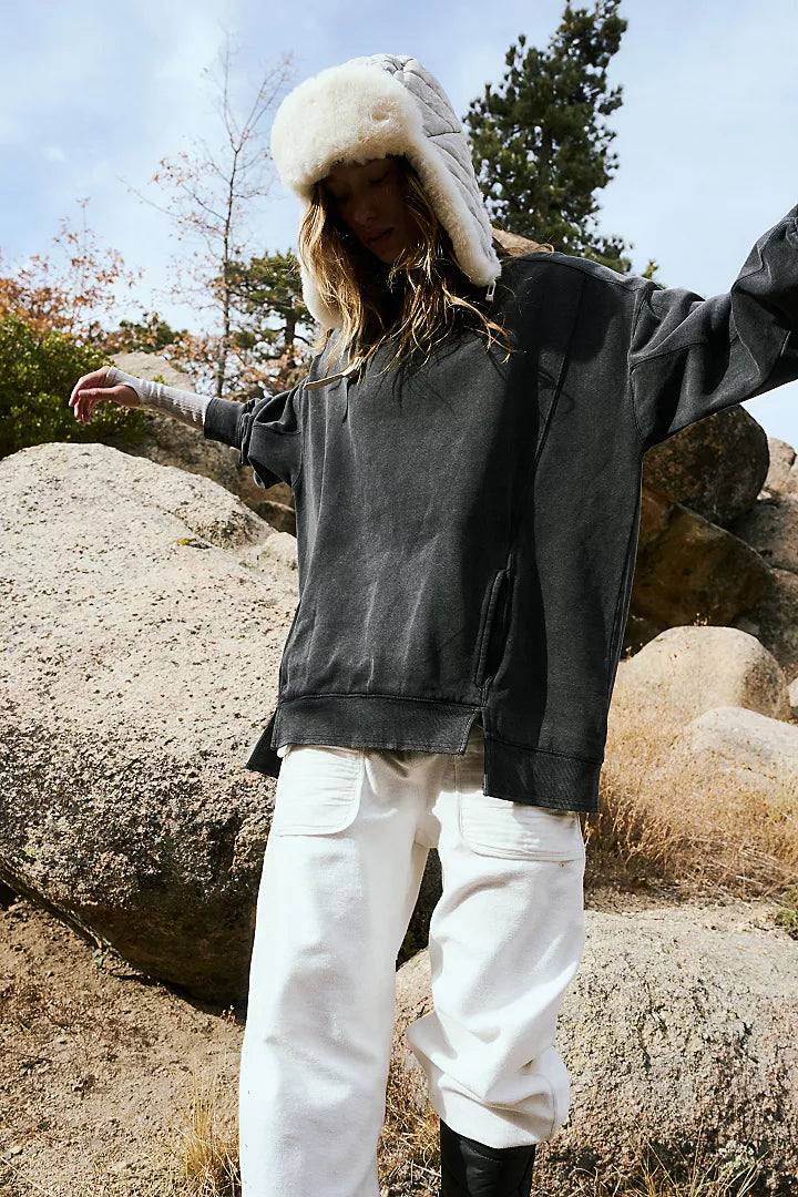 Free People Intercept Tunic - Black - Sun Diego Boardshop