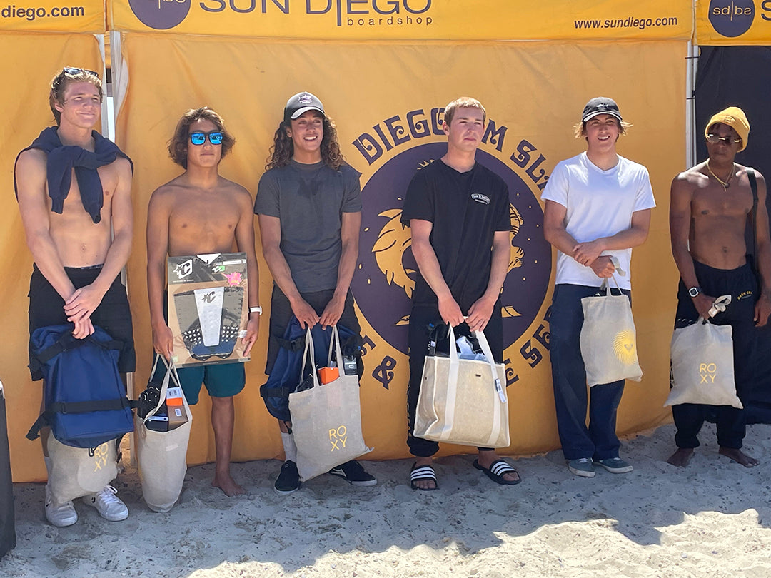 2022 Sun Diego Boardshops Am Slam Surf Contest Series Event 1 at San Clemente Recap