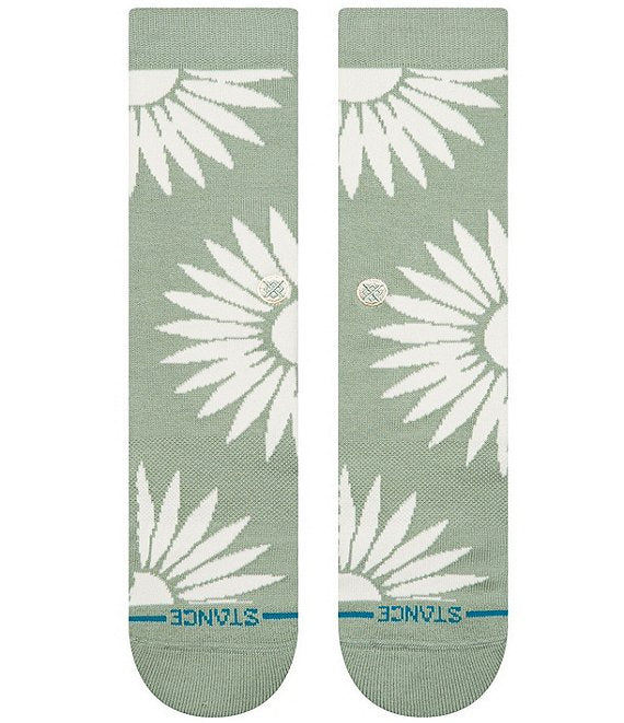 Stance Radial Burst Crew Socks - SEAGREEN - Sun Diego Boardshop