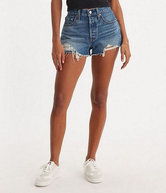 Levi's 501 Original Fit High Rise Women's Shorts - DARN IT NOW - Sun Diego Boardshop