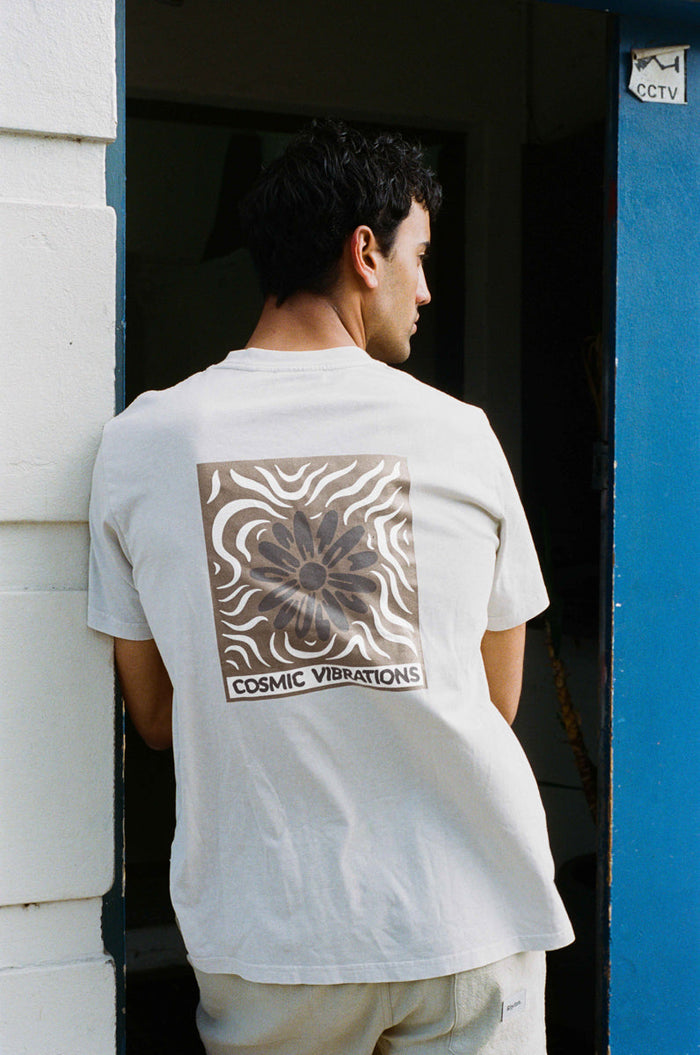 Rhythm Cosmic Vibrations T-Shirt - CREAM - Sun Diego Boardshop