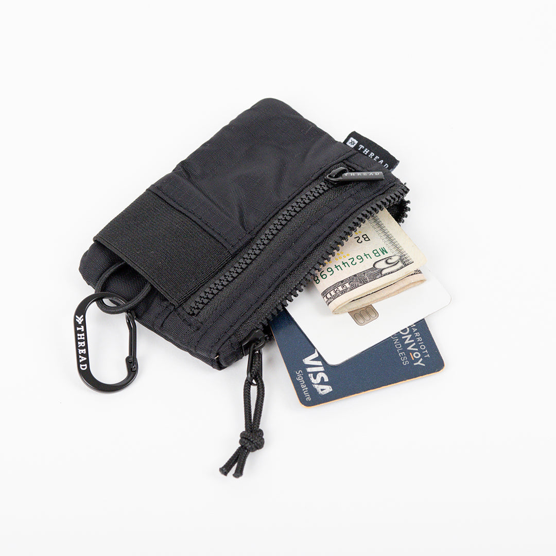 Thread Adventure Pouch Wallet - Black - Sun Diego Boardshop