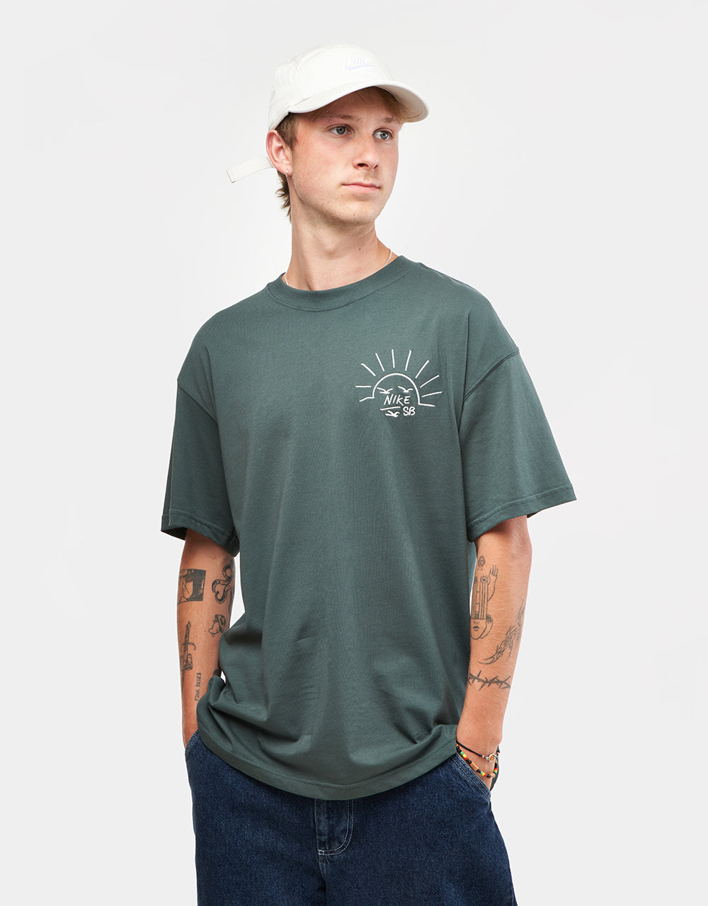 Nike Max90 Train Moniker Skate T-Shirt - VINTAGE GREEN - Sun Diego Boardshop