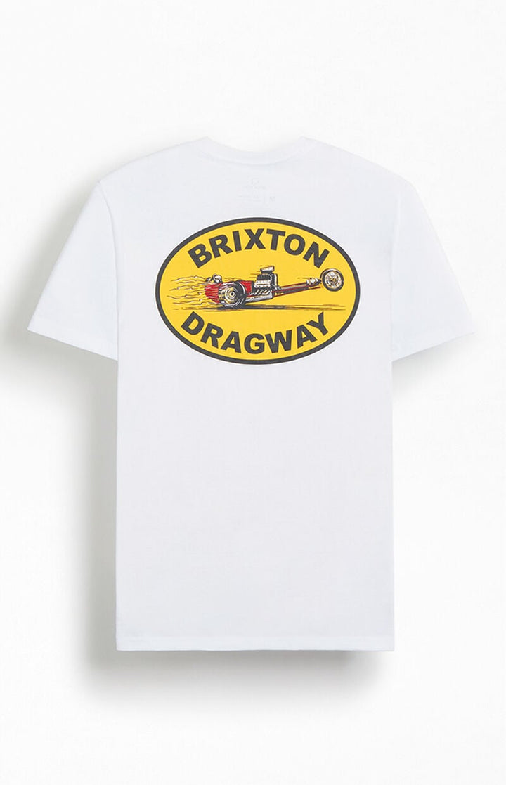 Brixton Dragway Tailored T-Shirt - WHITE - Sun Diego Boardshop